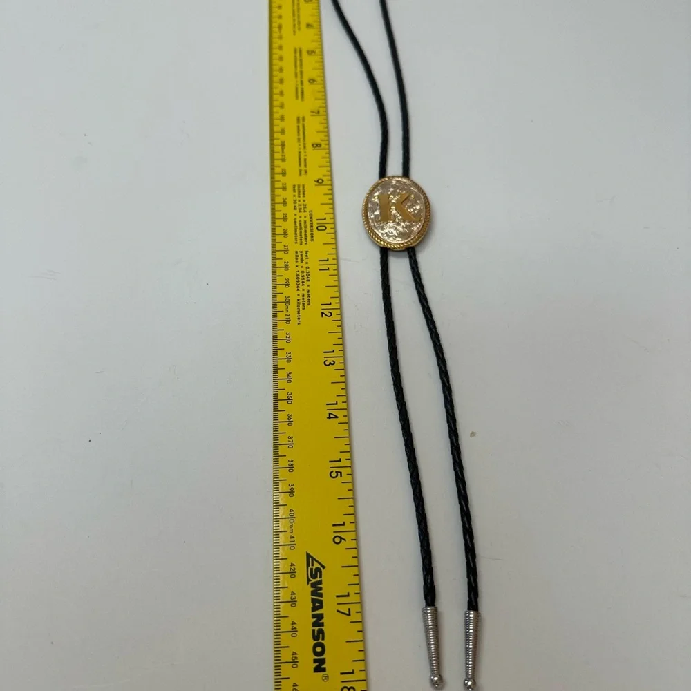 Aminco Gold and Silver Bolo Tie - Picture 6 of 6